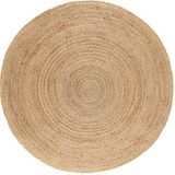 Rond vloerkleed Jute Naturel Beige - Jute - Rond 120 Ø - (S)