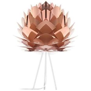 Umage Silvia Medium tafellamp copper - met tripod wit - � 50 cm
