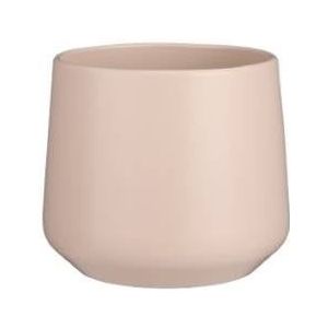Mica Decorations - Amber pot rond l.roze mat - h18xd21cm