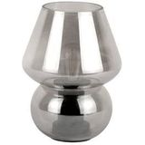 Leitmotiv - Tafellamp Vintage LED - Zilver - 16x16x20cm