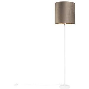 QAZQA - Moderne Vloerlamps-sStaande Lamp - 1 lichts - H 1790 mm - Taupe - Woonkamers-sSlaapkamers-sKeuken