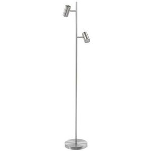 Highlight Vloerlamp Burgos RVS 2 lichts 142cm