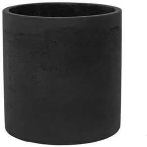 Pottery Pots Bloempot Grijs-Zwart D 25 cm H 25 cm