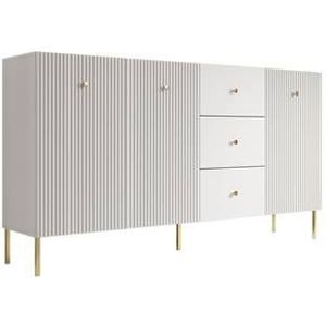 Meubella Dressoir Vermont - Wit - 180 cm