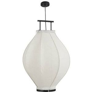 Mica Decorations Pego Hanglamp - H73 x �54 cm - Linnen - Off White