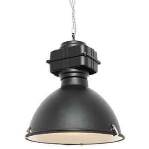 QAZQA Industri�le hanglamp zwart 53,5 cm - Sicko