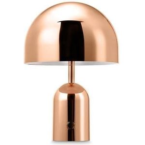 Tom Dixon Bell tafellamp LED oplaadbaar koper