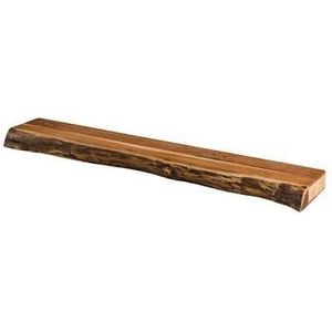 Wandplank Naturel - Acaciahout - 150x25x8cm - Wandplank Tree - Giga Meubel