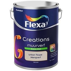 Flexa Creations - Muurverf Extra Mat - Urban Taupe - 5 liter