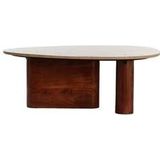 Light & Living - Salontafel MAHELONA - 90x72x31cm - Bruin