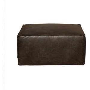 Bronx71® Hocker Memphis Eco-leer Antraciet