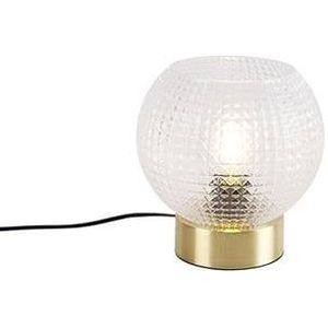 QAZQA Art Deco tafellamp messing - Sphere