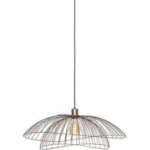 QAZQA Design hanglamp donkerbrons 66 cm - Pua