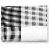 vtwonen Tafelkleed - 100% Katoen - Wit-Zwart Vierkant - 150x250cm