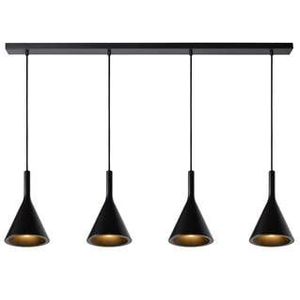 Lucide GIPSY Hanglamp 4xE27 - Zwart