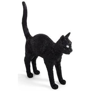 Seletti Jobby the Cat tafellamp - zwart