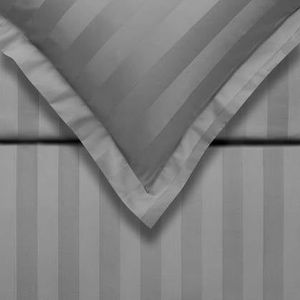 Vandyck Purity Stripe Dekbedovertrek 140 x 200/220 cm - Grijs