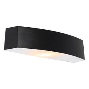 QAZQA Moderne buiten wandlamp zwart IP44 - Bojan