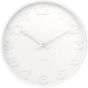 Karlsson Mr. White Numbers Wandklok � 51 cm