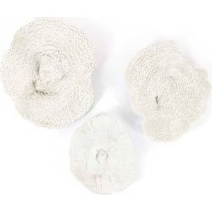 Furnilux - Wanddecoratie Rifa White (3-Delig)