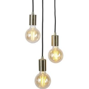 QAZQA Art deco hanglamp goud 3-lichts - Facil