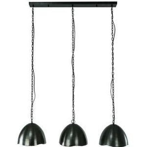 MOOS Logan Hanglamp 3-lichts - Zwart/Nikkel