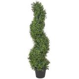 Beliani - SPIRAL TREE - Kunstplant - Groen - 98 cm - Synthetisch