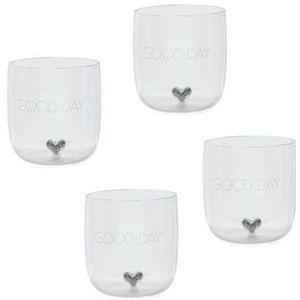 Riviera Maison Waterglazen - Good Day Glass M - 325ML - Set van 4