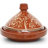 Safaary - Tajine met motief Bol � 35 x 24cm