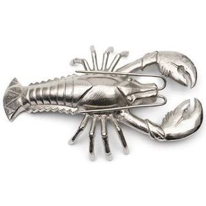 Riviera Maison beeldje Zilver - Ocean Lobster - Aluminium