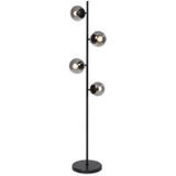 Atmooz Vloerlamp Twister E14 Metaal - Zwarte Staande Lamp