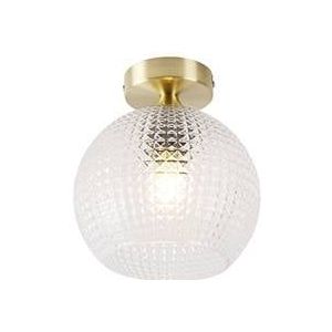 QAZQA Smart Art Deco plafondlamp messing incl. Wifi A60 - Sphere