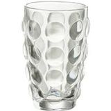 J-Line Bubbel Longdrink glas - drinkglas - transparant - 6x