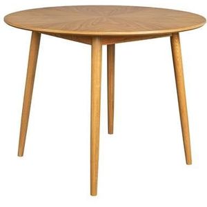 by fonQ basic Finn Eettafel - � 120 cm - Bruin