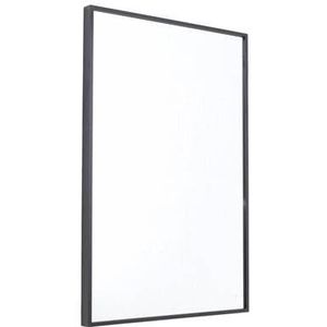 Fragix York Wandspiegel - Zwart - Aluminium - 60x40