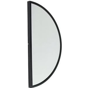 LOFT42 Mirror Spiegel Half Rond - Zwart - Metaal - 60x31