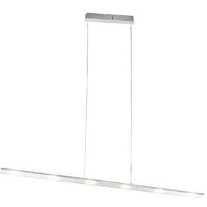QAZQA Design hanglamp staal met touch-dimmer incl. LED - Platina