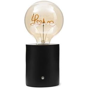Riviera Maison Tafellamp zwart, Lampenvoet LED - RM L�a Love Bulb