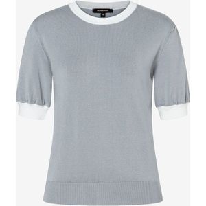 Kurzarm-Pullover, fine grey, Frühjahrs-Kollektion