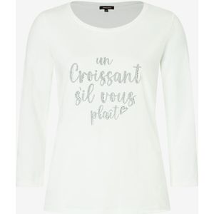 Shirt mit Frontprint, ecru, Winter-Kollektion