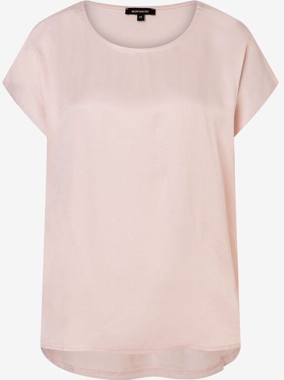 Shirt mit Satinfront, soft peach, Sommer-Kollektion