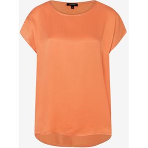 Shirt mit Satinfront, smooth melon, Sommer-Kollektion