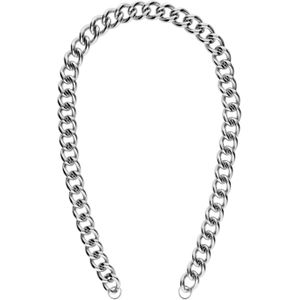 Stalen bedel ketting gourmet