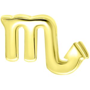 Zilveren hanger goldplated sterrenbeeld