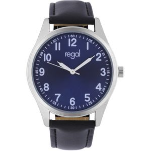 Regal Heren Horloge Zwart PU leer