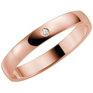 14K rosegouden dames trouwring diamant Senna H35R