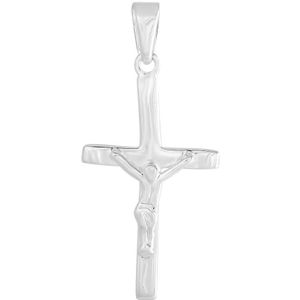 Zilveren heren hanger kruis Corpus