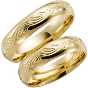 9 Karaat trouwring Lenteroos Heren H91