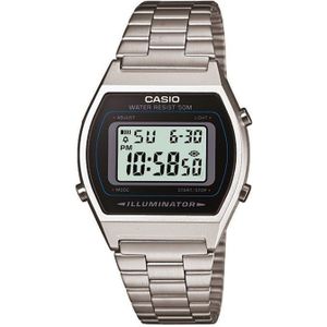 Casio Retro Digitaal Horloge Zilverkleurig B640WD-1AVEF