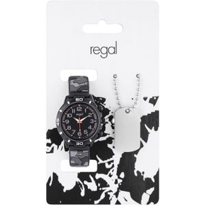 Regal Kinder Horloge Army Set Zwart